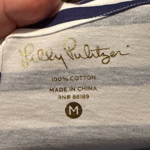 Lilly Pulitzer Women's Sz M Peacock Bay Lightweight Mini Dress EUC PTP 18" - Picture 2 of 6